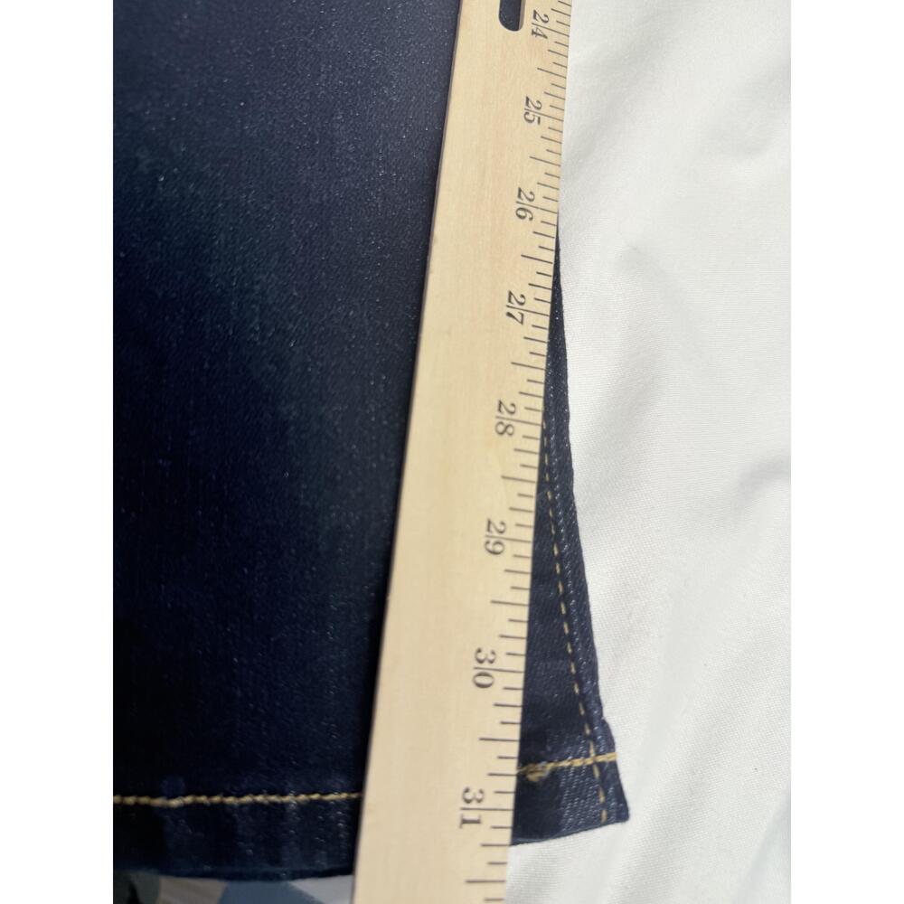 NWT Lane Bryant Womens Dark Blue Double Button Five Pocket Straight Leg Jeans 26 - Picture 12 of 13